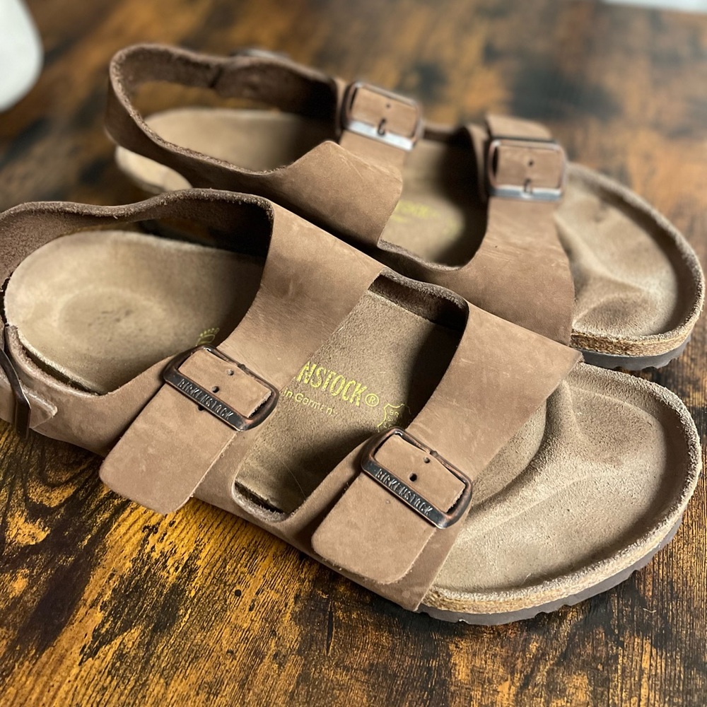 MEN'S BIRKENSTOCK MILANO FOOTBED SANDALS 42